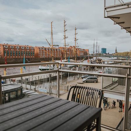 Moderne Wohnung Mit Weserblick Und Uferpromenade Бремен Экстерьер фото